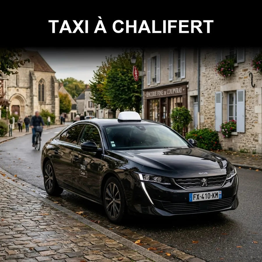 Taxi Chalifert – chauffeur privé vers Disneyland Paris, CDG et Orly depuis Chalifert (77144)
