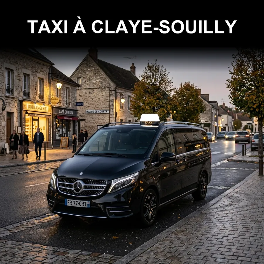 Taxi Claye-Souilly – transfert vers Disneyland Paris et aéroport CDG depuis Claye-Souilly (77410)