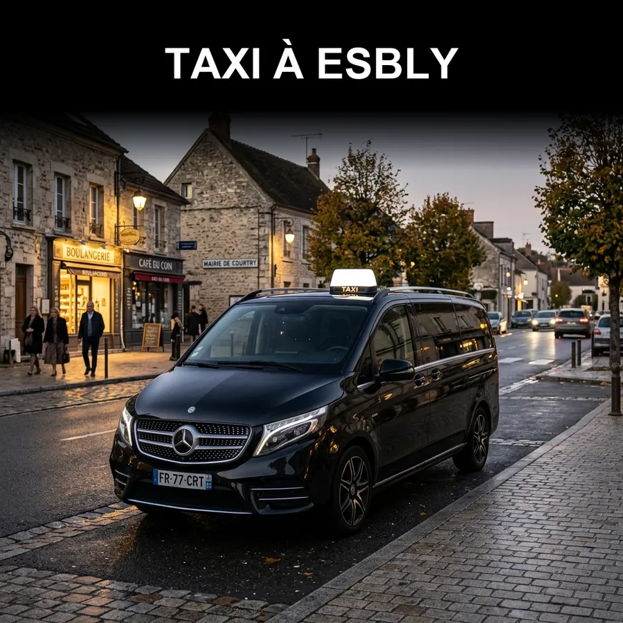 Taxi Esbly – VTC gare d'Esbly vers Disneyland Paris, CDG et Orly depuis Esbly (77450)
