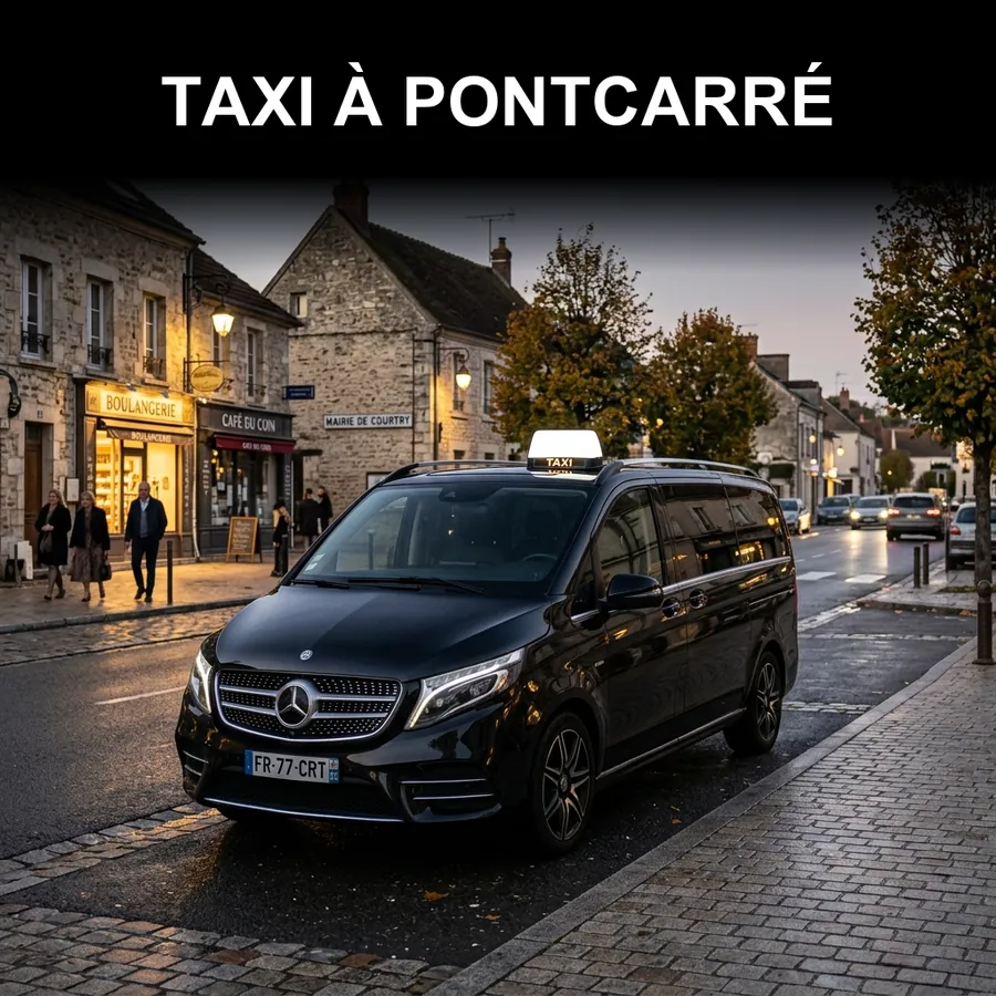 Taxi Pontcarré – VTC vers Disneyland Paris et aéroports depuis Pontcarré (77135)